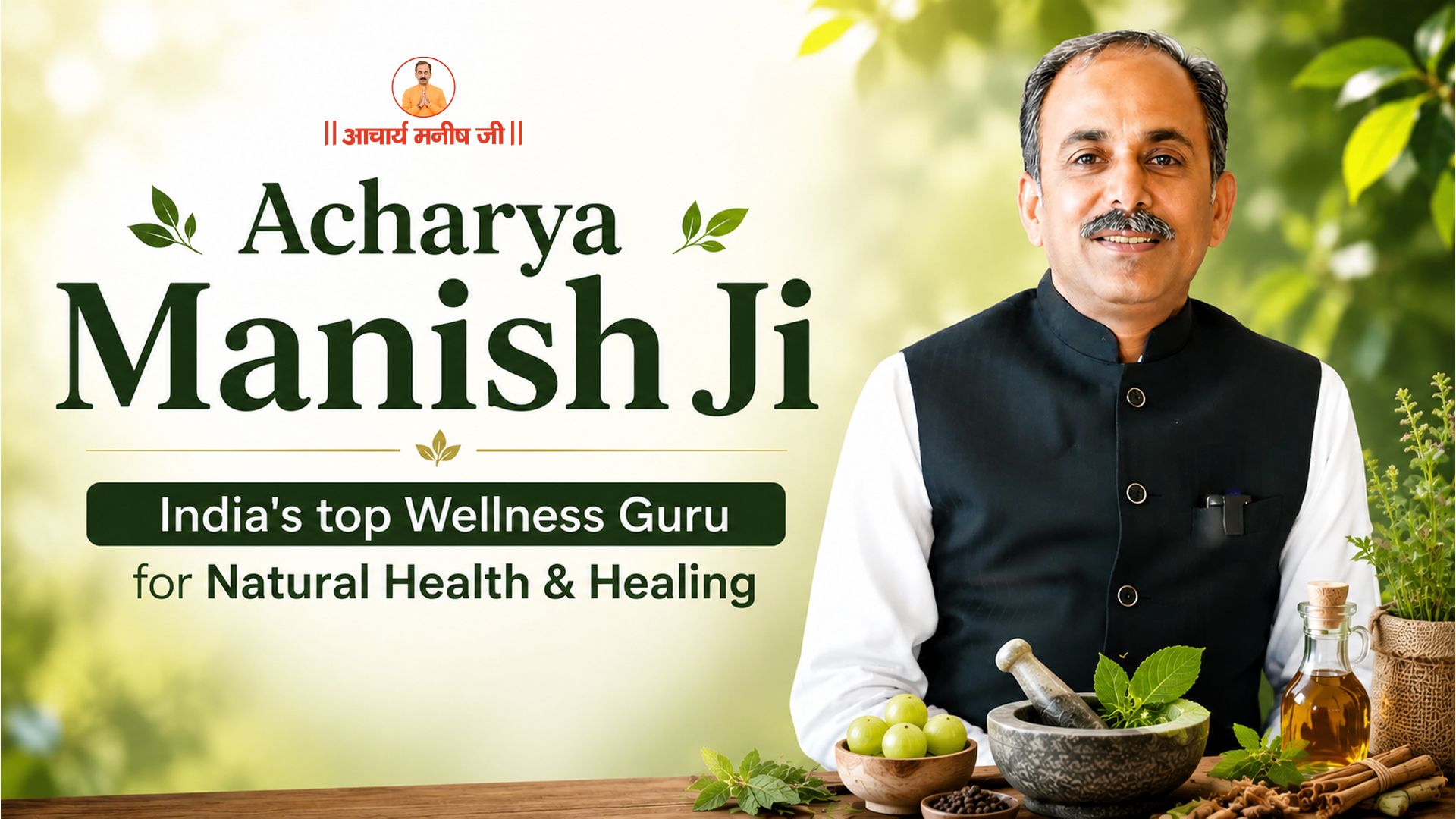 Acharya Manish Ji: India’s #1 Wellness Guru for Natural Health & Healing