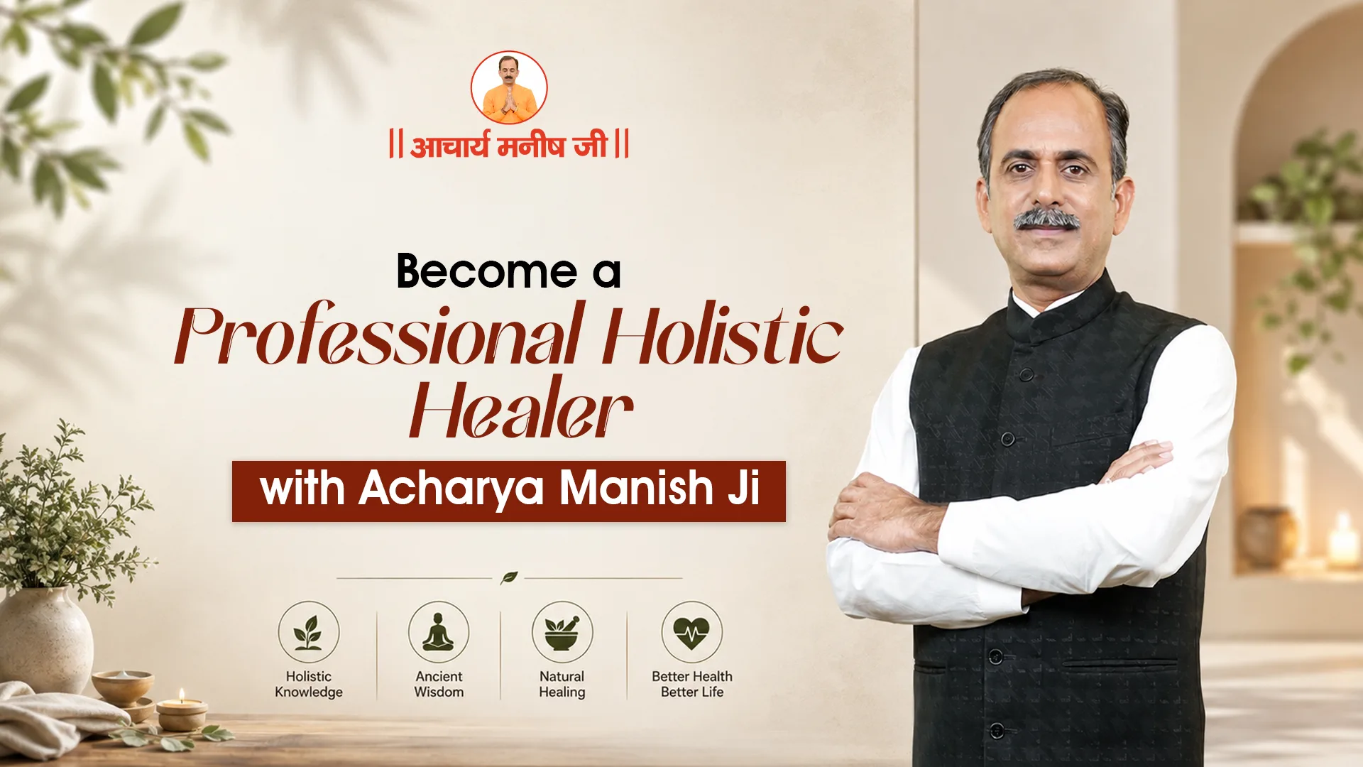 Become a Professional Holistic Healer with Acharya Manish Ji – Join Free Webinar