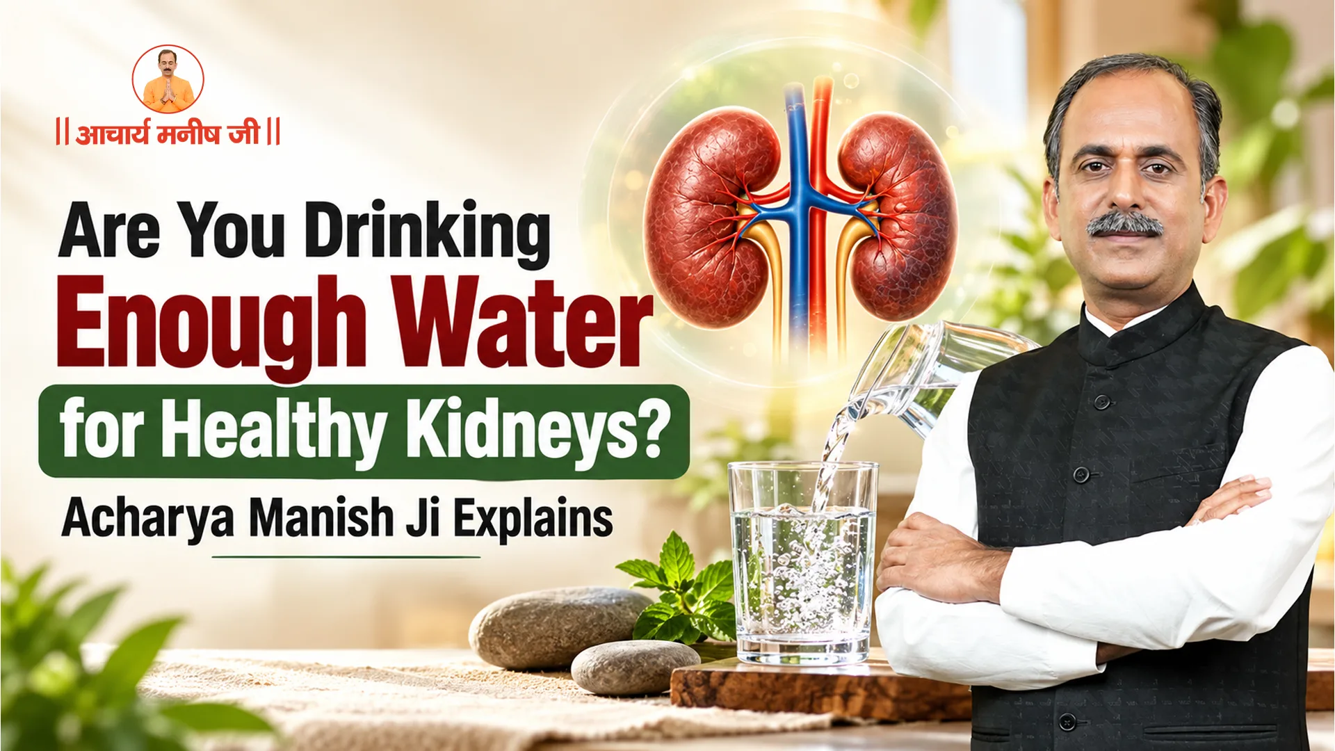Are You Drinking Enough Water for Healthy Kidneys? Acharya Manish Ji Explains