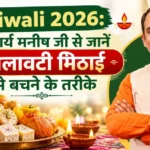 Diwali 2026: आचार्य मनीष जी से जानें मिलावटी मिठाई से बचने के तरीके