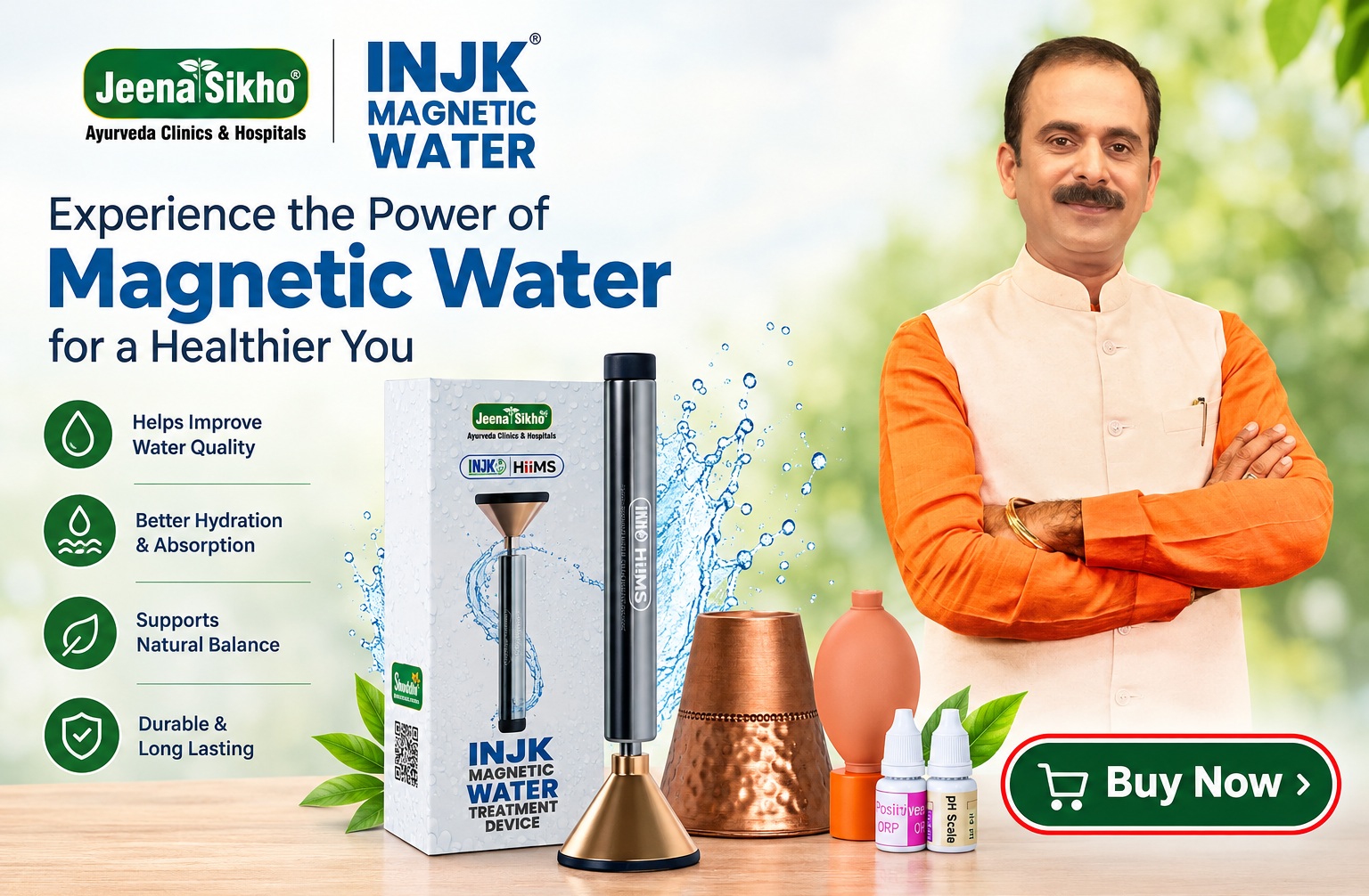 injk-magnetic-water-device